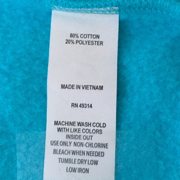 GEAR Luxe Fleece Full Zip Jacket Size Large Blue - Picture 4 of 15